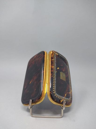 Tortoise shell glasses case, Napoleon III...