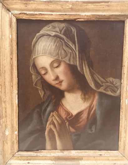 null SASSOFERRATO - Giovanni-Batista Salvi, called (After)
1609 - 1685

The Virgin...
