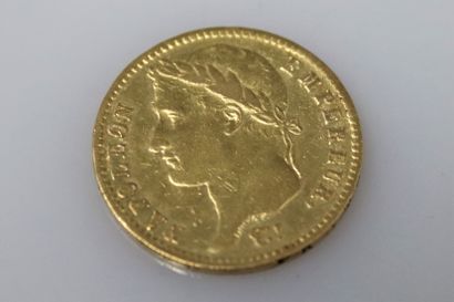 null IST EMPIRE
20 francs gold 1810 Paris
VG to TTB
