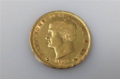 ITALY
40 Gold Lira 1814 Milan
TTB
