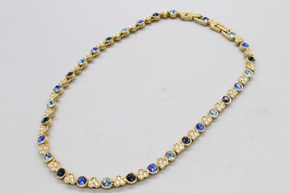 SWAROVSKI
Gold-plated metal necklace composed...