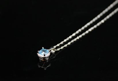 Silver necklace 925° composed of a pendant...