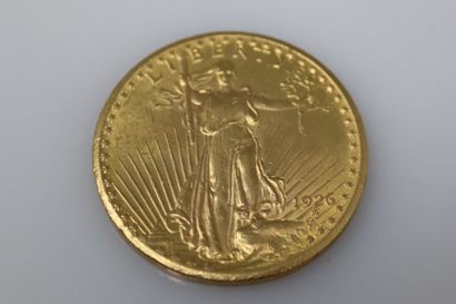 null UNITED STATES
20 dollar gold "Saint Gaudens" 1926
Philadelphia 
Weight : 33,40...
