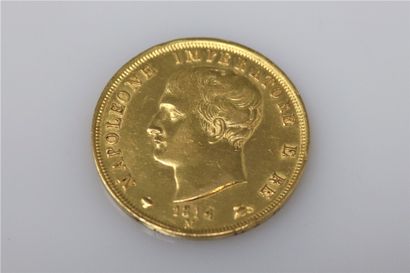 ITALY
40 Gold Lira 1814 Milan
TTB 