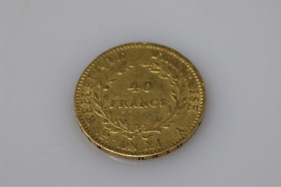 null Gold coin 40 Franc Bonaparte 1st Consul (An XI A)

Weight : 12,89 g.