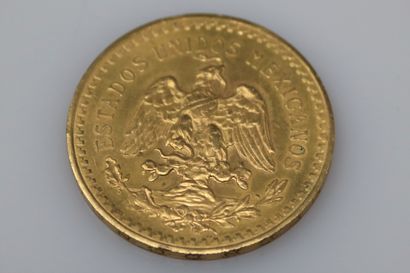 null MEXIQUE
50 pesos en or 1946
Poids : 41,67 g.
Superbe
