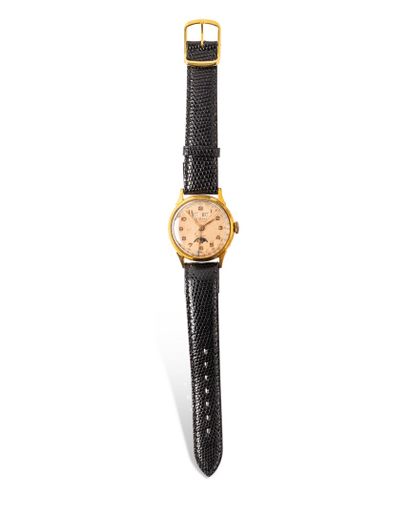 null LE PHARE Deluxe 

Vers 1960

N°83719

Montre bracelet pour homme en plaqué or,...