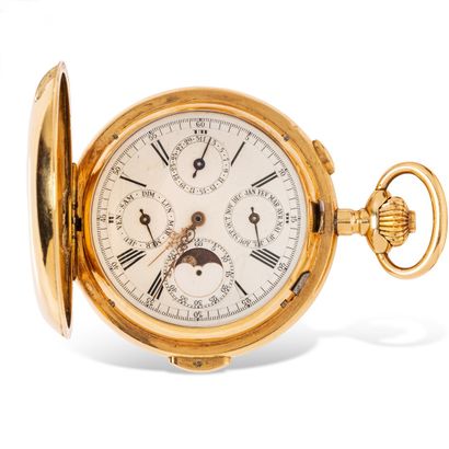 null INVICTA About 1920

N° 405044

18k (750) gold savonnette-type pocket watch with...
