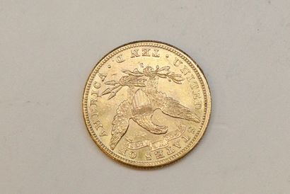 null 10 dollar gold coin "Coronet Head - Eagle" (1901 S) 

TTB. 

Weight : 16.7 ...