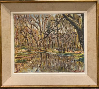null LAVAL Fernand

Charette under the trees, 1950

Oil on canvas 

Signed lower...