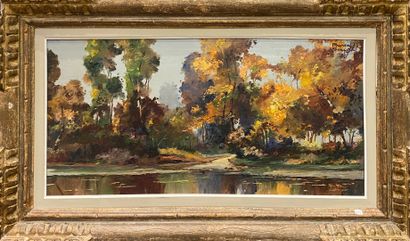 null ABOUGIT Marcel (XXth)

Autumn 

Oil on panel 

Signed upper right 

40 x 80...
