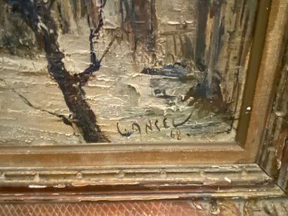 null ANCEL Louis 



Church in the snow 

Oil on cardboard 

Signed and dated lower...
