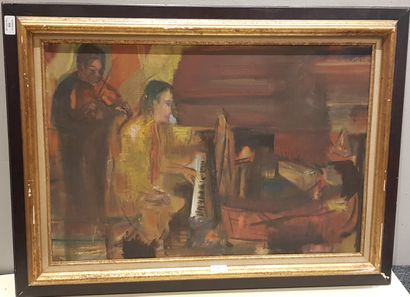 null PAPAZIAN Samuel, born in 1929

Duo

oil on canvas, signed upper right, signed...