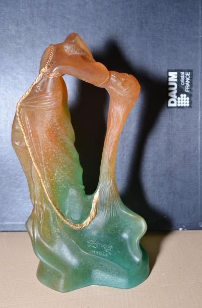 DALI Salvador, DAUM d'après Vénus de Milo hystérique, circa 1983 Sculpture en verre...