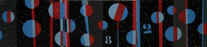 DEBONECHOSE Louis G., né en 1943 Gravitation - Hubble - Neptune Trois peinture sur...