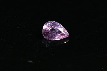 null Pink pear sapphire on paper. 

Probably unheated, probably Ceylon. 

Weight...