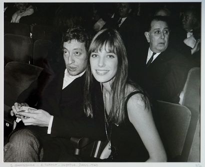 null Serge Gainsbourg et Jane Birkin Olympia 1969

tirage argentique sur papier photo...