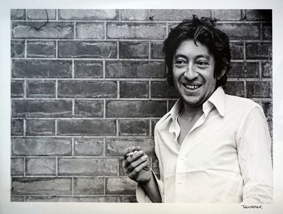 null Serge Gainsbourg, juillet 1970

tirage sur papier argentique, signé a l'encre...