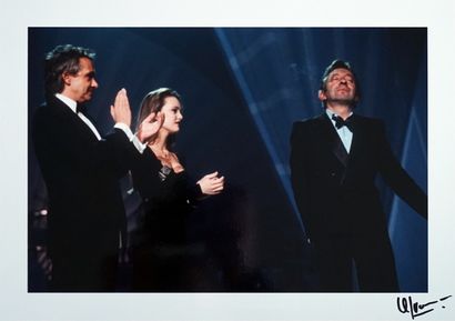 null Serge Gainsbourg, Michel Sardou et Vanessa Paradis Victoire de la Musique 1990

tirage...