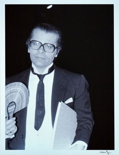 null Karl Lagerfeld 

tirage sur papier Fujifilm , signé et numéroté 1/30 par l'...