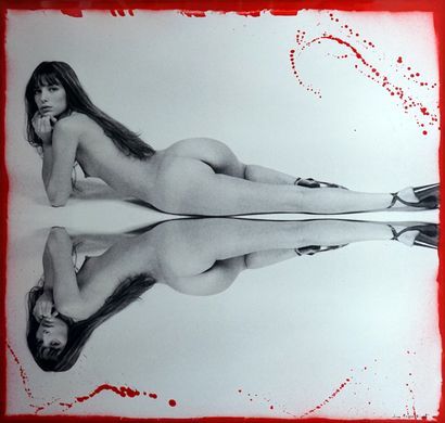 null Jane Birkin

print on silver paper mounted on aluminum and enhanced with red...