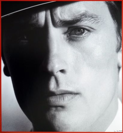 null Alain Delon

print on silver paper, signed in black ink on the image by the...