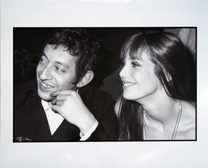 null Serge Gainsbourg et Jane Birkin

tirage sur papier argentique, signé a l'encre...
