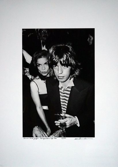 null Mick Jagger & Bianca NYC 1976

tirage sur papier argentique, signé et numéroté...