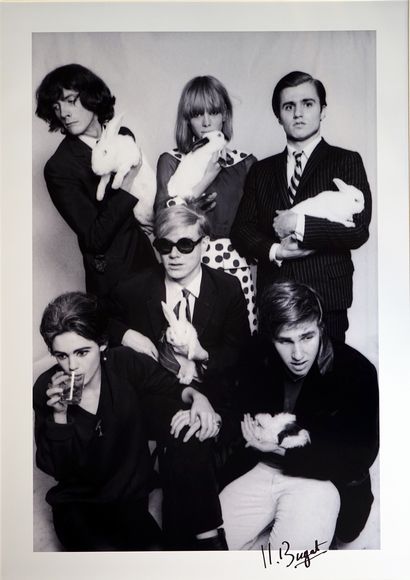 null Andy Warhol and friends Paris 1965

tirage sur papier Fujifilm, signé a l'encre...