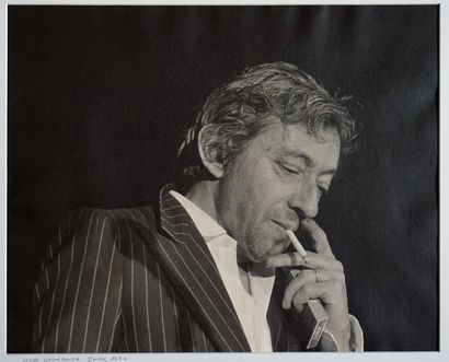 null Serge Gainsbourg Paris 1972

tirage argentique sur papier photo Baryta, signé,...