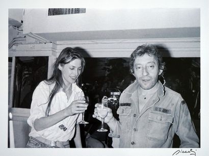null Serge Gainsbourg et Jane Birkin au Palace

tirage sur papier argentique, signé...