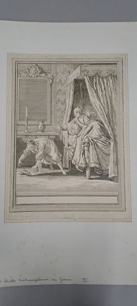 null Jean-Baptiste OUDRY (1686-1785) after 
Illustrations for the Fables of La Fontaine....