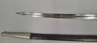 null Officer's saber 1845.
Silver plated fittings. Nickel plated blade.