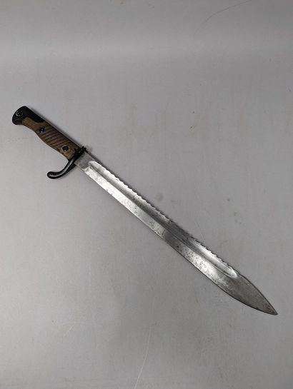 null German sawtooth bayonet model 1904/39, made by Simson & Co, Suhl, blade stamped...