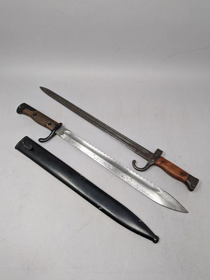 null German sawtooth bayonet model 1904/39, made by Simson & Co, Suhl, blade stamped...