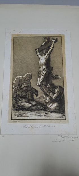 null Pierre - Paul PRUD'HON (1758-1823) d'après 
Déploration du Christ par Franquinet,...