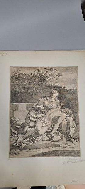 Pietro DEL PO (1610-1692) 
La Vierge pleurant...