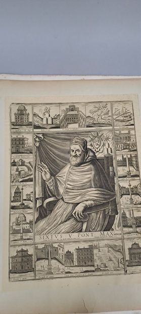 PORTRAITS OF POPES
Sixtus IV by J.Hopfer...