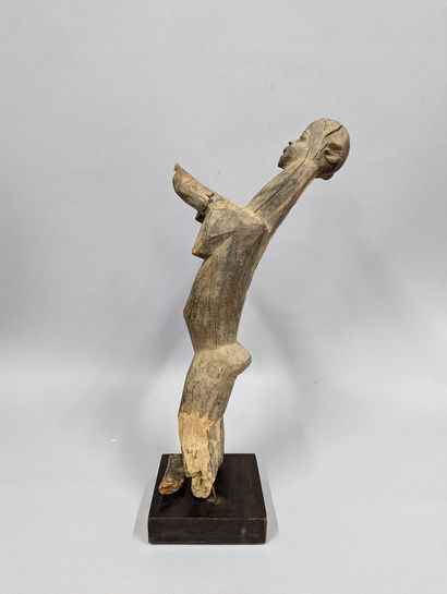 null Burkina Faso
Large lobi statue with arms on the front of the body, arms broken,...