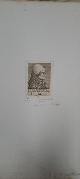 null PORTRAITS OF POPES
Sixtus IV by J.Hopfer (a little late, cut to the subject,...