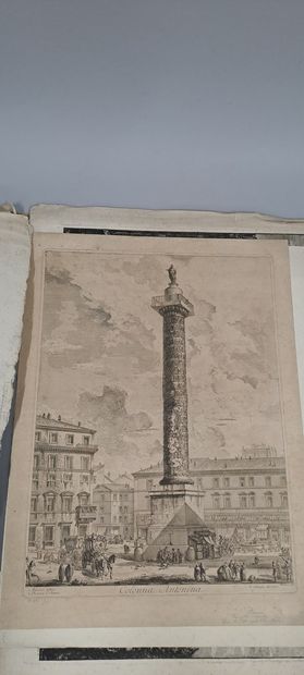 null Giovanni Battista PIRANESI (1720-1778)
Veduta del Ponte e Castello Sant' Angelo...