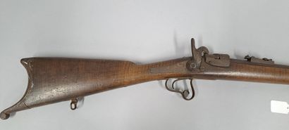 null Shooting rifle.
Snuffbox system. Military type trim. Marked ADAMS PATENT
Barrel...