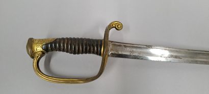 null Infantry officer's saber. 
Model 1845-1855. 
ABE
