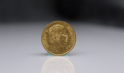 null SERBIE
Une pièce en or de 10 dinars - Milan Ier - 1882 V.

Poids : 3.22 g -...