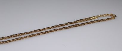 null Necklace in yellow gold 18k (750).
French work.
Around the neck : 36 cm. - Weight...