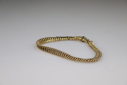 null Gold bracelet 18k (750) in tight mesh
Wrist size: about 19 cm - Weight: 8 g
(Accidents...