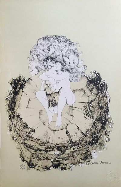 null MOREAU Didier 
Lithograph signed in lower right corner and justified Artist's...