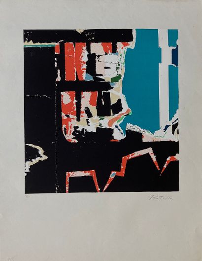 null ROTELLA Mimmo
Original serigraphy 
Signed lower right 
Numbered on 300 ex
Format...