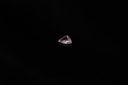 null Pink sapphire on paper. 
Probably Ceylon, probably unheated. 
Weight : 0.96...