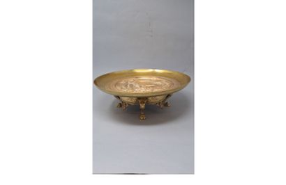 null Emile Louis PICAULT (1833-1915) d'ap. and attributed to.
Cup in bronze and copper...